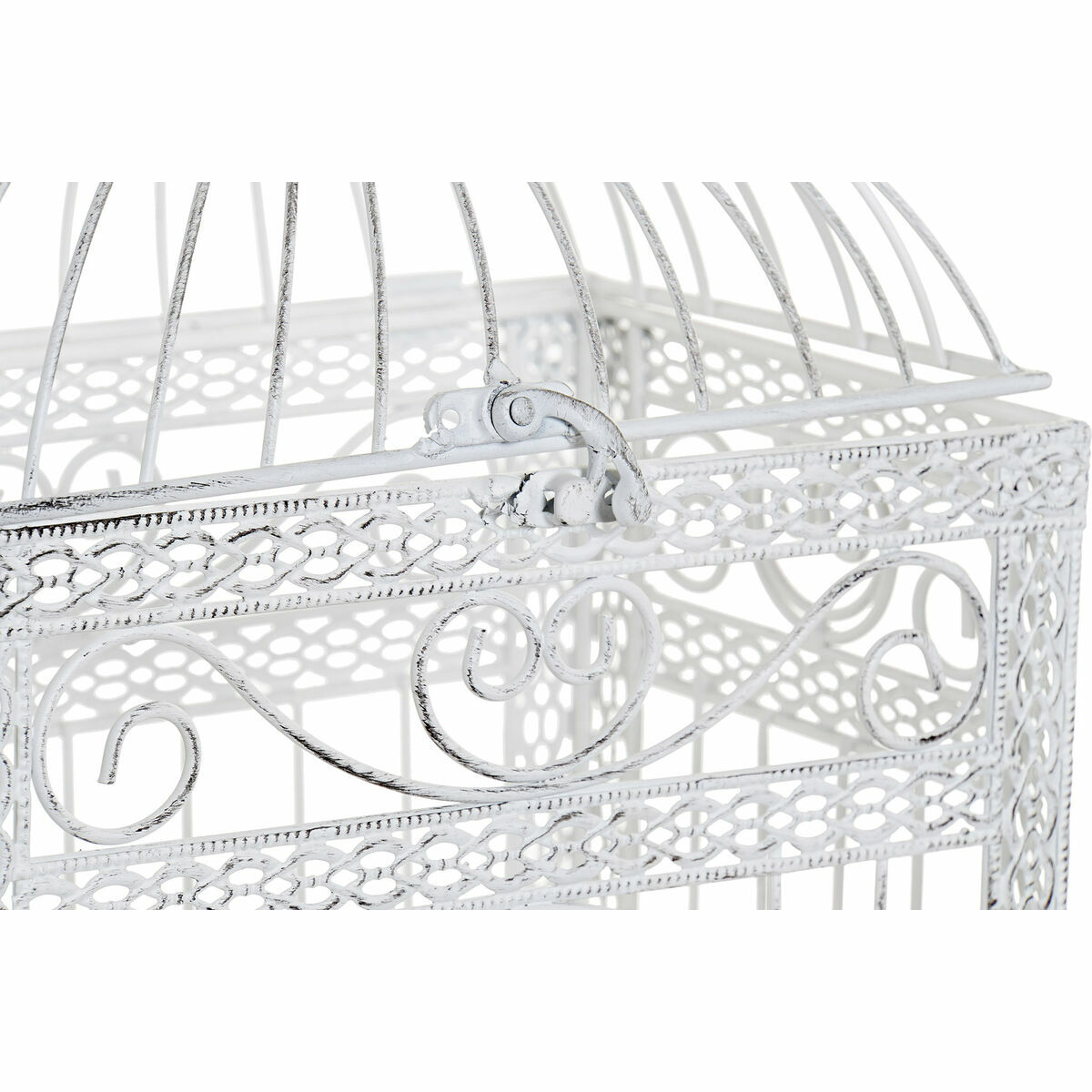 Bur DKD Home Decor Vit Metall 28 x 20 x 54 cm - 5