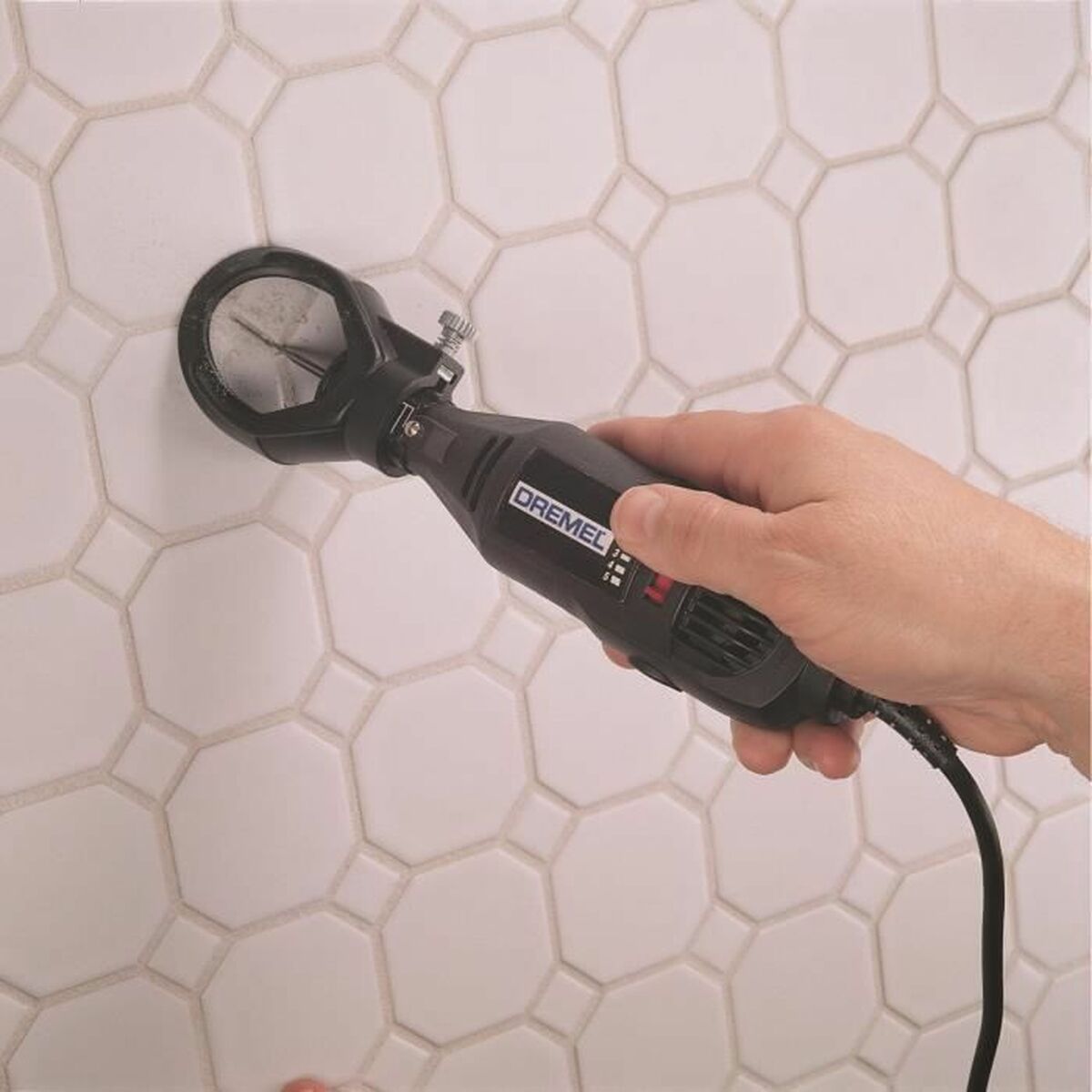Kit för att ta bort injekteringsbruk från väggar och golv Dremel 568 - 5