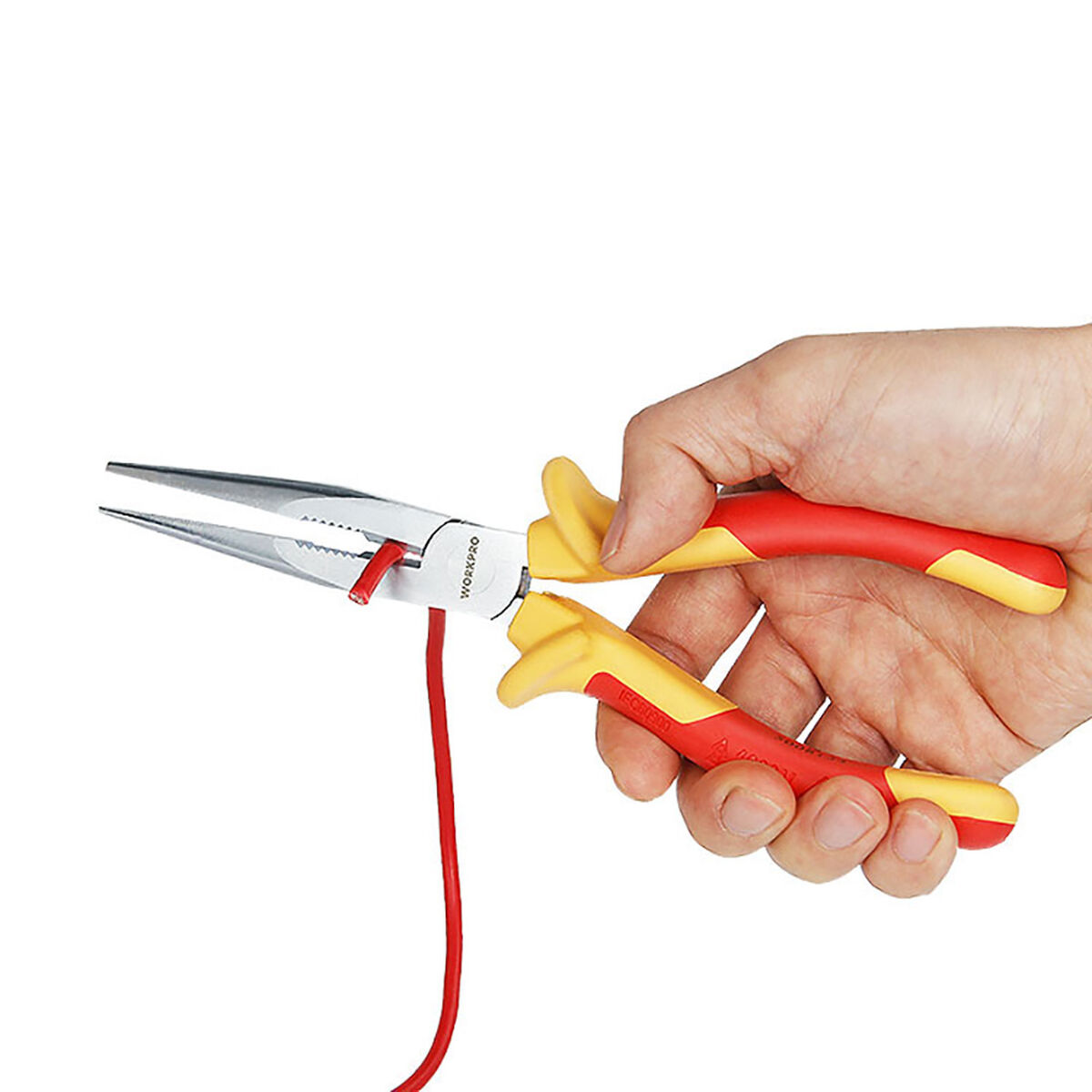 Nålspetstång Workpro 6" 15 cm - 9
