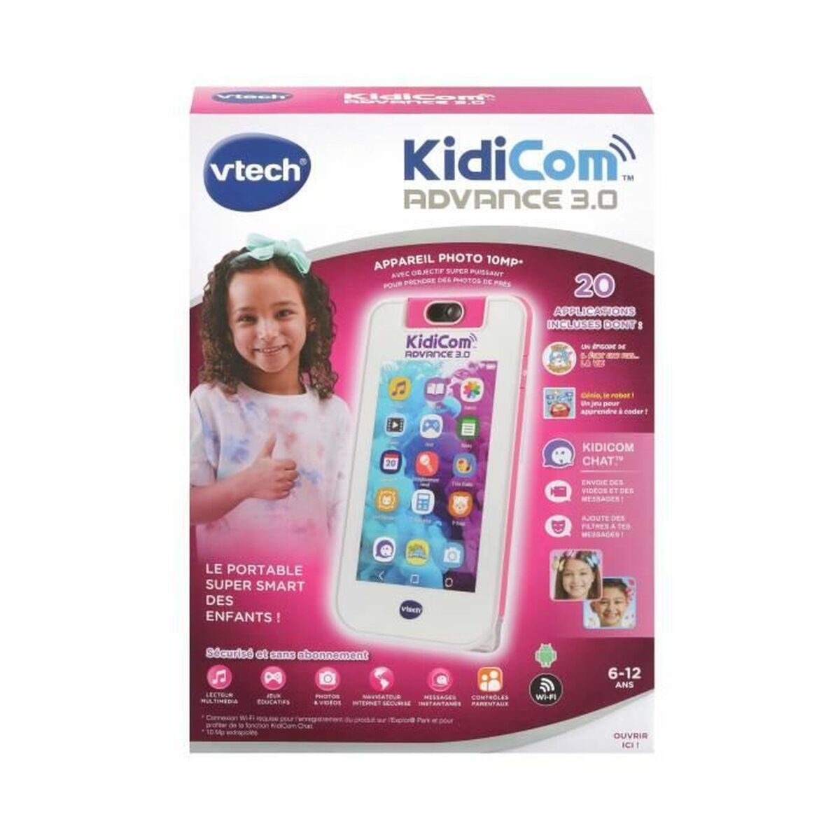 Interaktiv läsplatta för småbarn Vtech Kidicom Advance 3.0 - 2