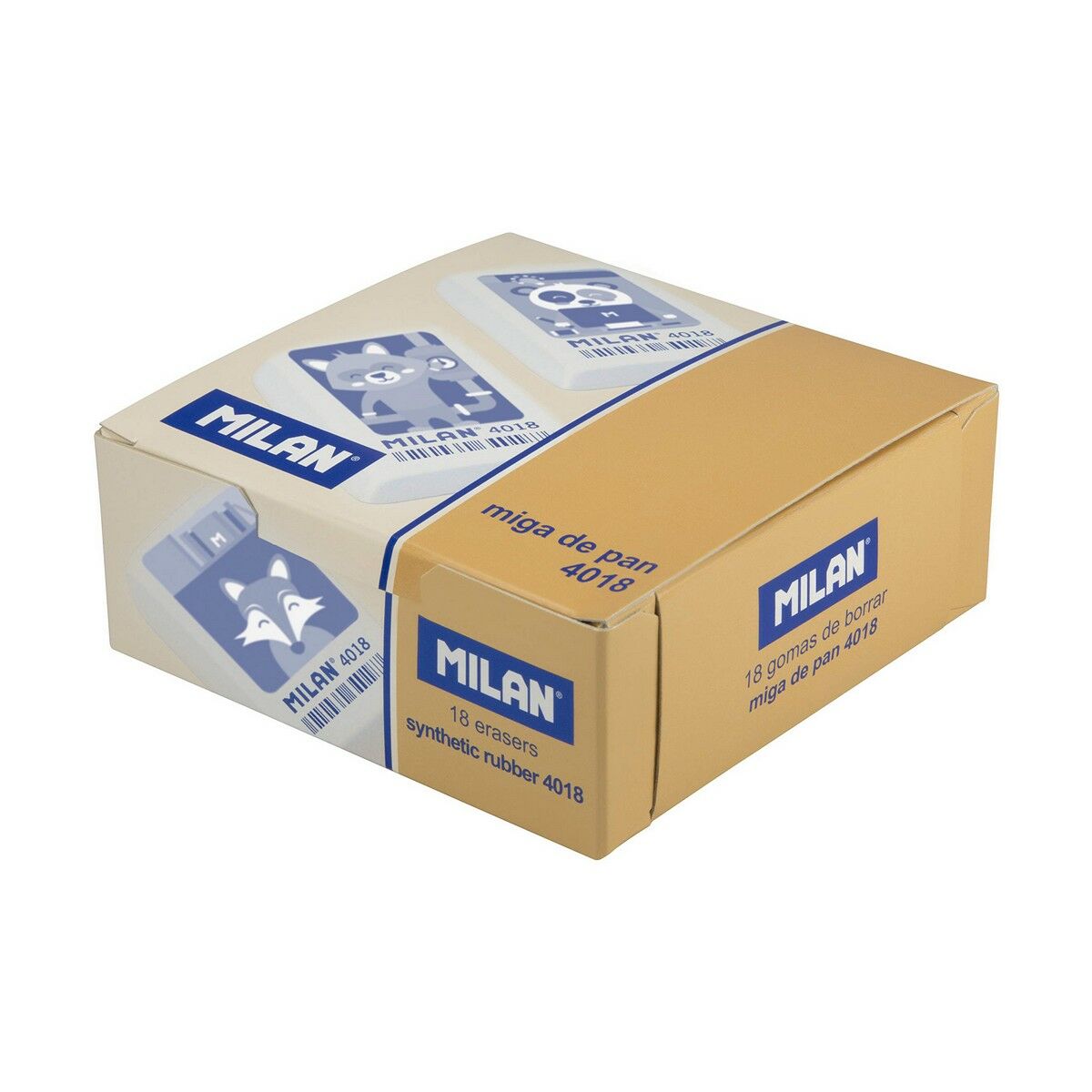 Suddgummi Milan 4018 Vit 18 Delar - 8
