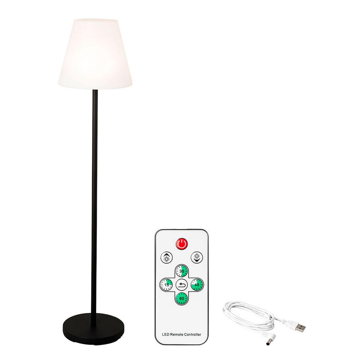 Golvlampa Lumineo 894459 150 cm Laddningsbar