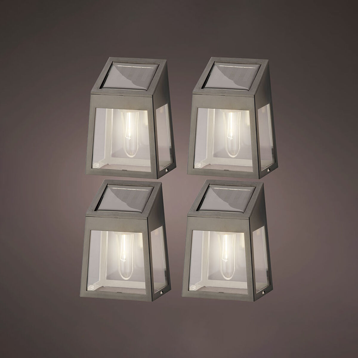 Vägglykta Lumineo 898174 5 Lm Sol LED Ljus (4 antal) - 4
