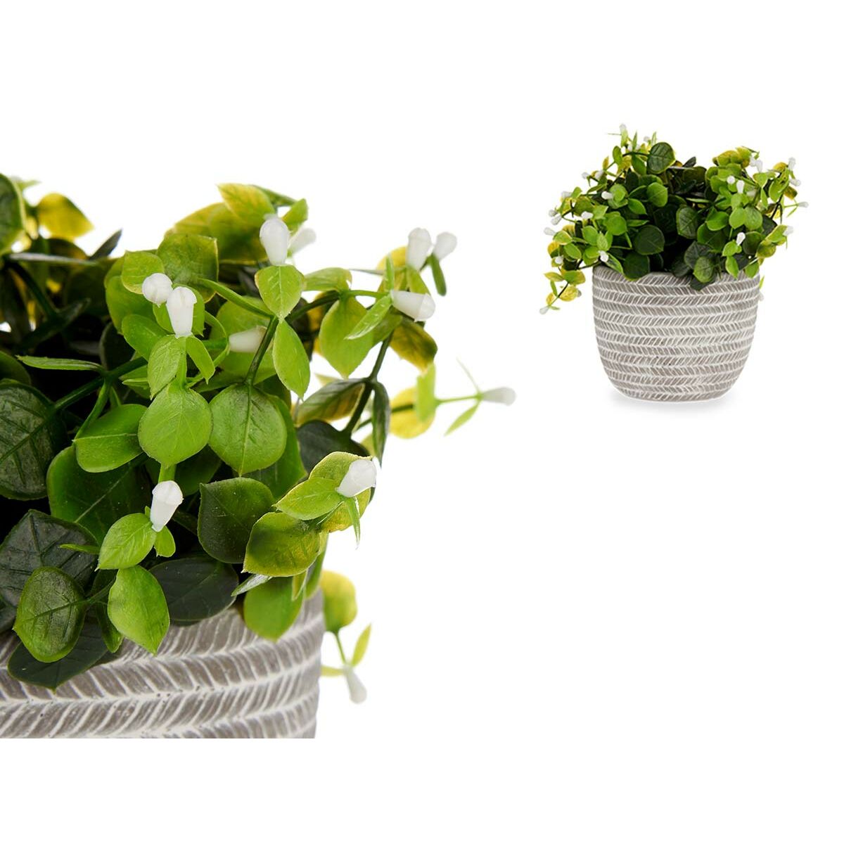 Dekorativ växt Ibergarden Plast Virágok 20 x 20,5 x 20 cm (8 antal) - 6