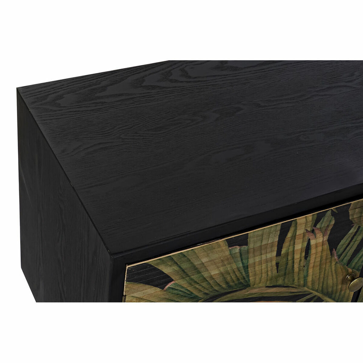 Skänk DKD Home Decor Svart Grön Metall Gran Trä MDF 140 x 40 x 58 cm - 2