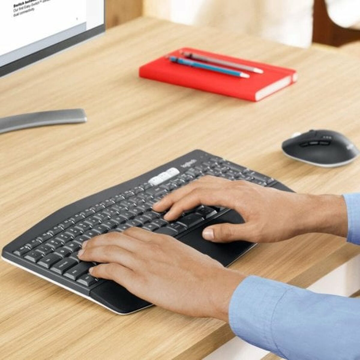 Tangentbord Logitech 920-008226 Svart - 7