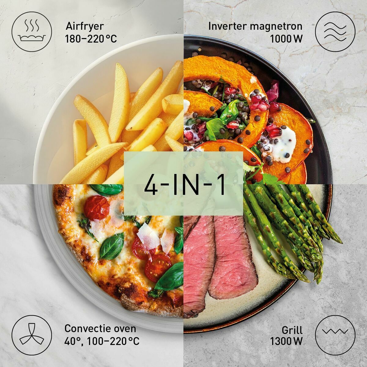 Mikrovågsugn med Grill Panasonic NNCD88QSEPG 1300 W - 2