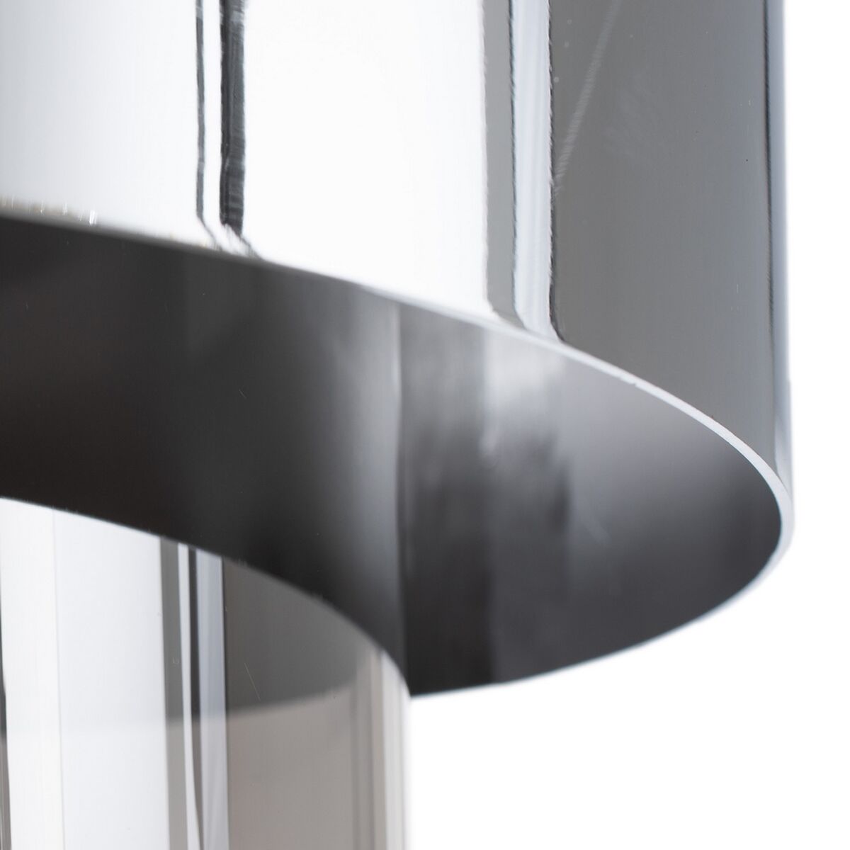 Taklampa 28 x 28 x 120 cm Glas Metall Silver Ø 28 cm - 3