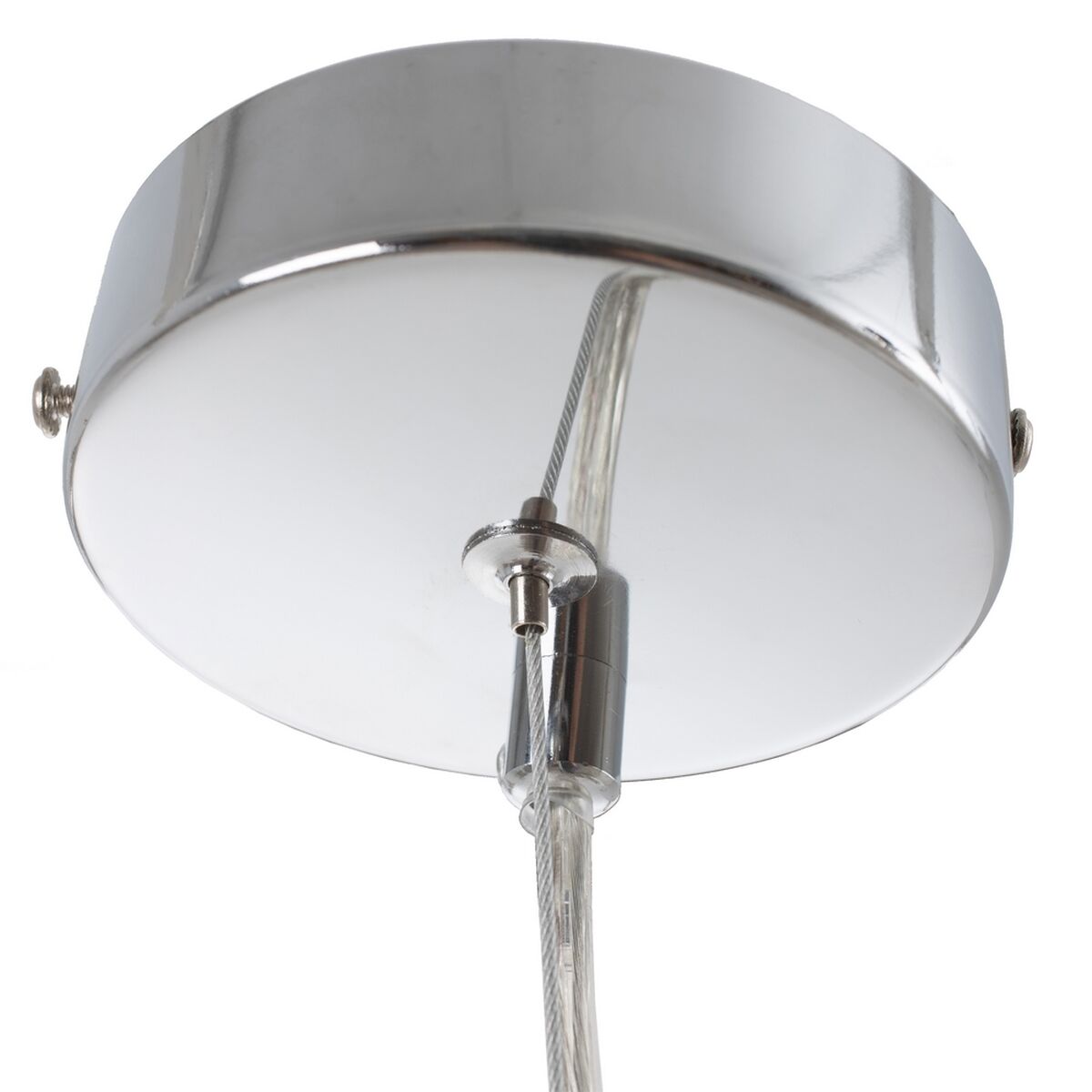 Taklampa 28 x 28 x 120 cm Glas Metall Silver Ø 28 cm - 2