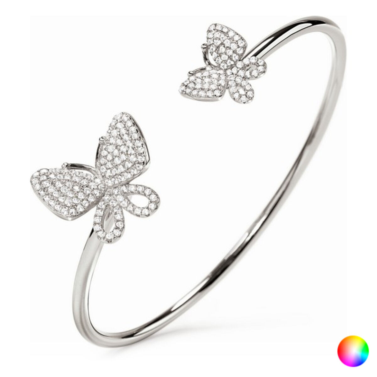 Armband Folli Follie Fjärilar Sterlingsilver (Ø 55 mm) - 6
