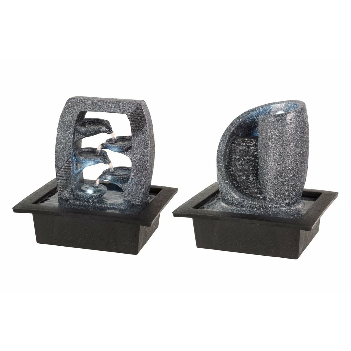 Trädgårdsfontän Lumineo 894227 Polyresin 21,5 x 18,5 x 25 cm - 2