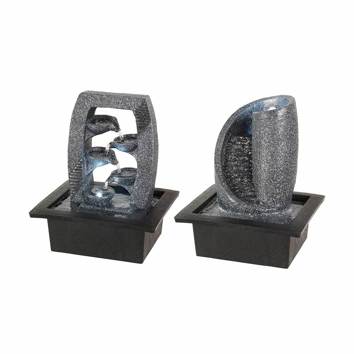 Trädgårdsfontän Lumineo 894227 Polyresin 21,5 x 18,5 x 25 cm