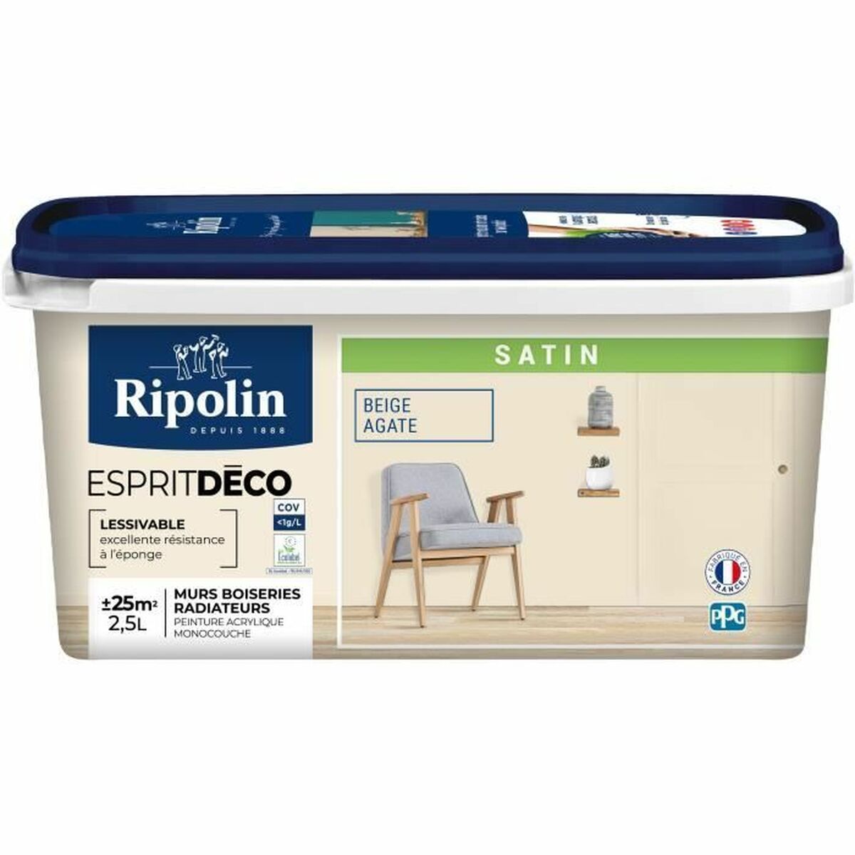 Akrylfärg Ripolin Oliv Akryl 250 ml