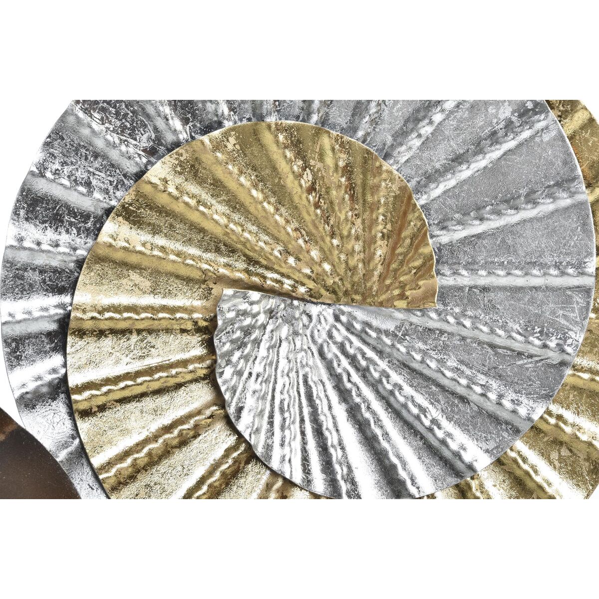 Väggdekoration DKD Home Decor Metall Multicolour Orientalisk Spiraler (104 x 4,5 x 43 cm) - 9