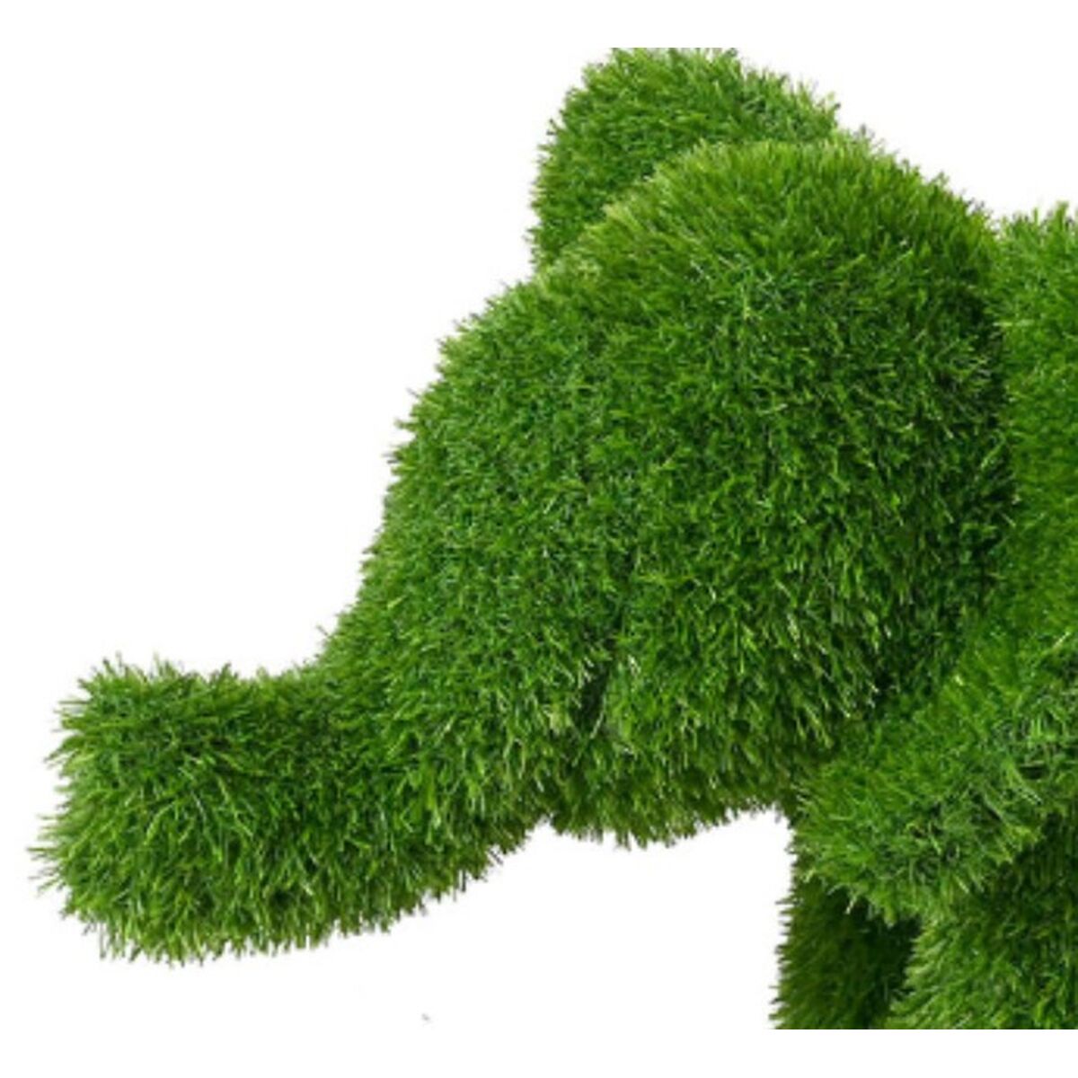 Prydnadsfigur polypropen Konstgräs Elefant 30 x 60 x 40 cm - 2