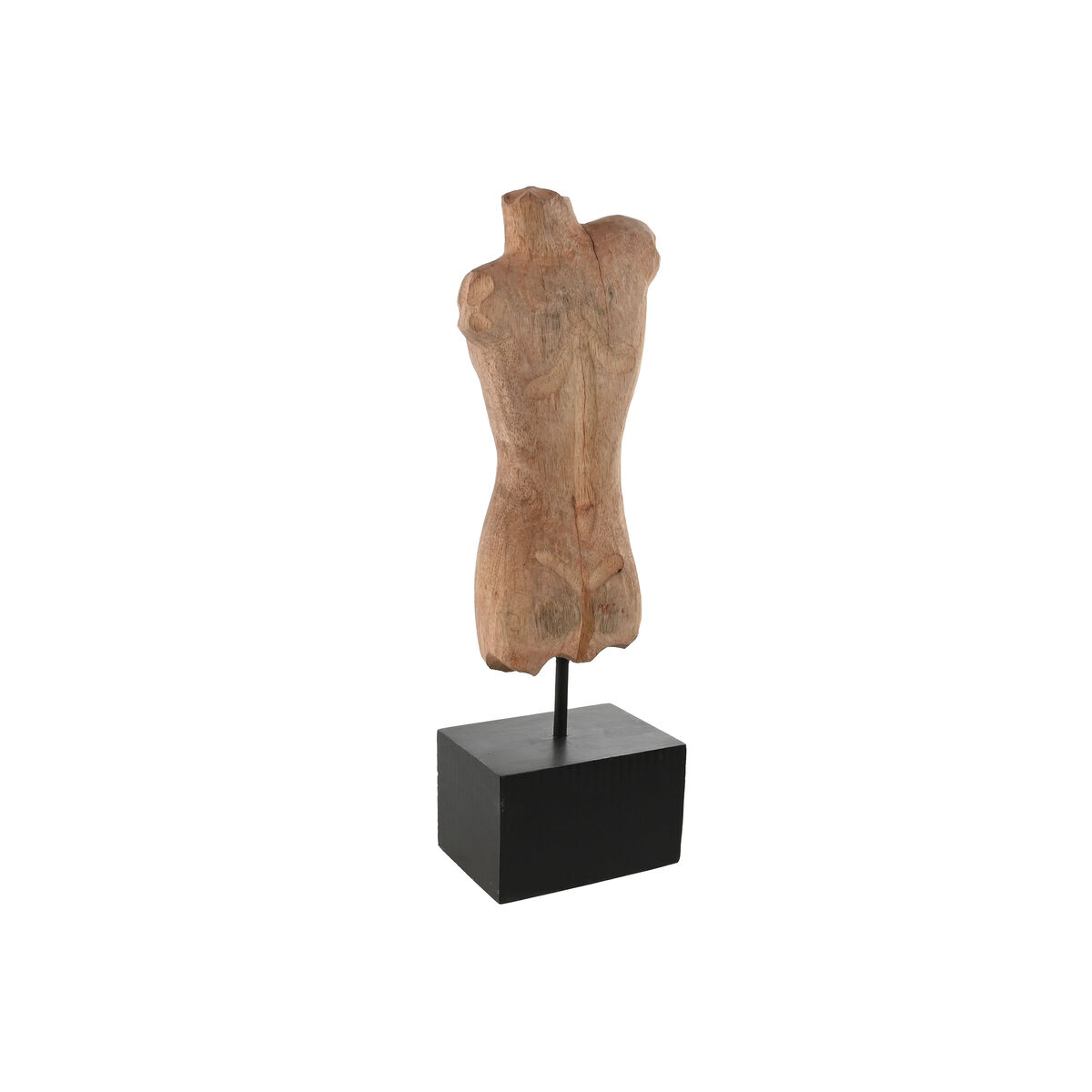Prydnadsfigur Home ESPRIT Brun Svart Kvinna Män 13 x 9 x 40 cm (2 antal) - 4