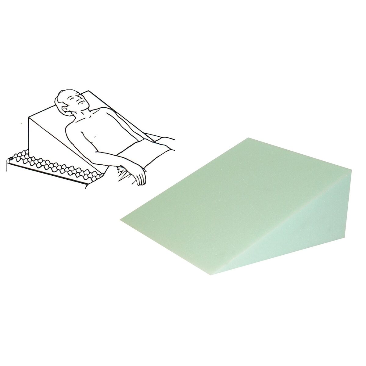 Ergonomisk Kudde för Knän och Ben Reha Fund PP-9/B - 2