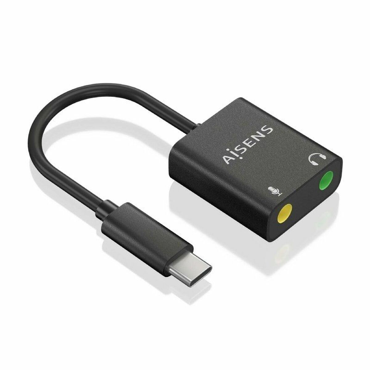 Externt Ljudkort Aisens A109-0767 Svart - 2