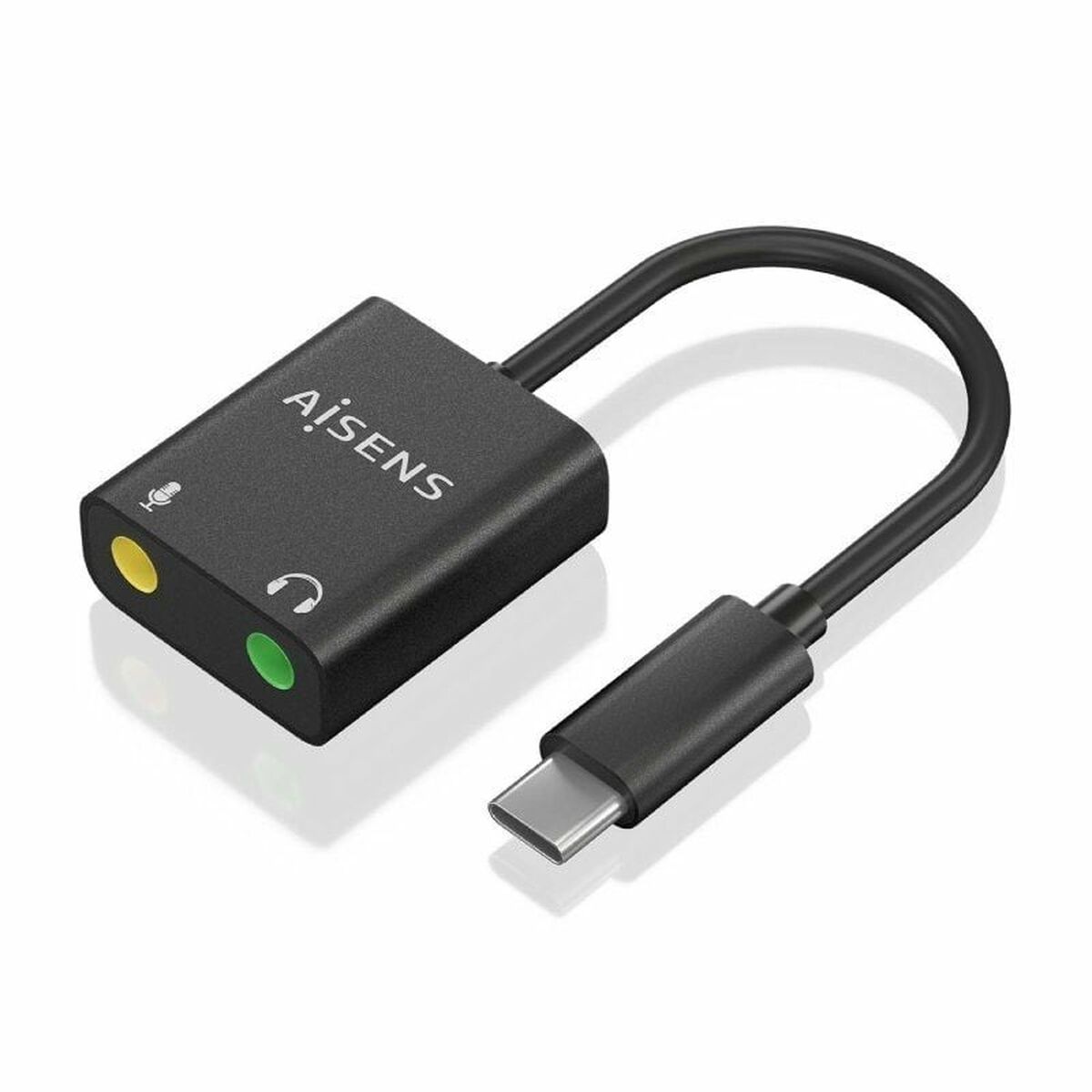 Externt Ljudkort Aisens A109-0767 Svart