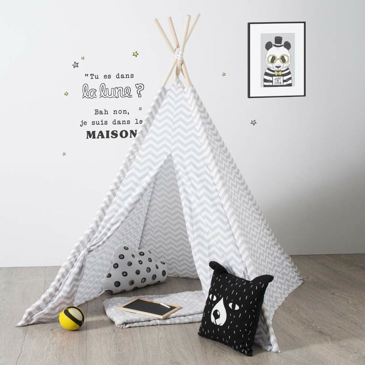 Lanthandel Atmosphera Chevron Väska Tipi (120 x 120 x 160 cm) - 5