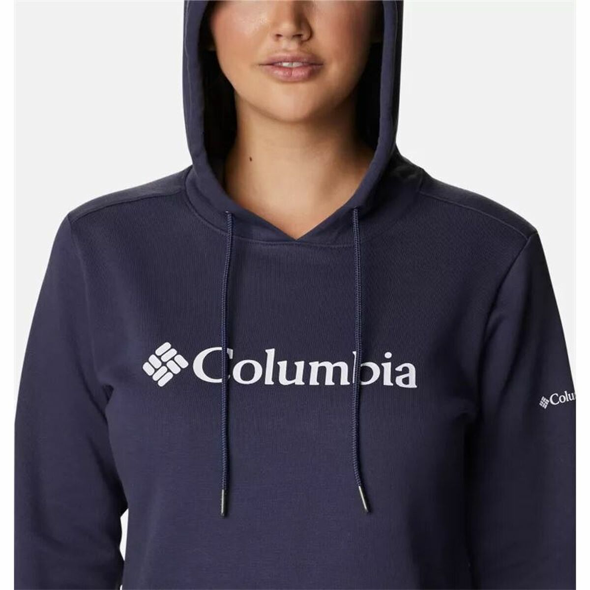 Tröja med huva Herr Columbia Mörkblå - 6