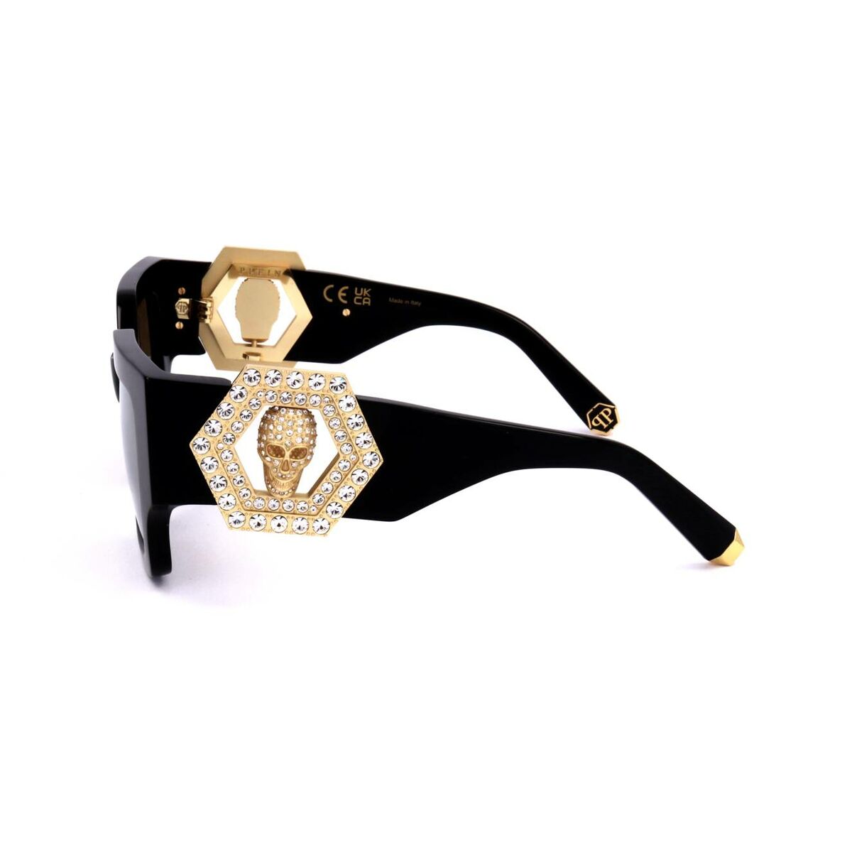 Damsolglasögon PHILIPP PLEIN SPP103S SHINY GREY GOLD - 3
