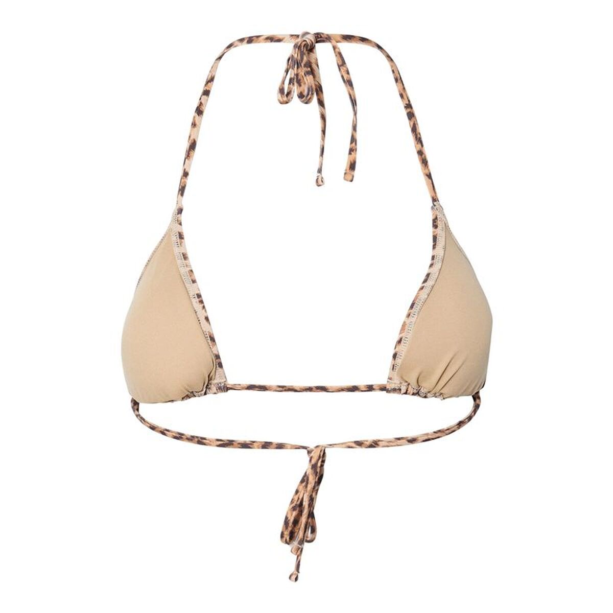 Bikini Pieces Pcbaomi Triangle Top Bc Leo Beige Leopard - 2