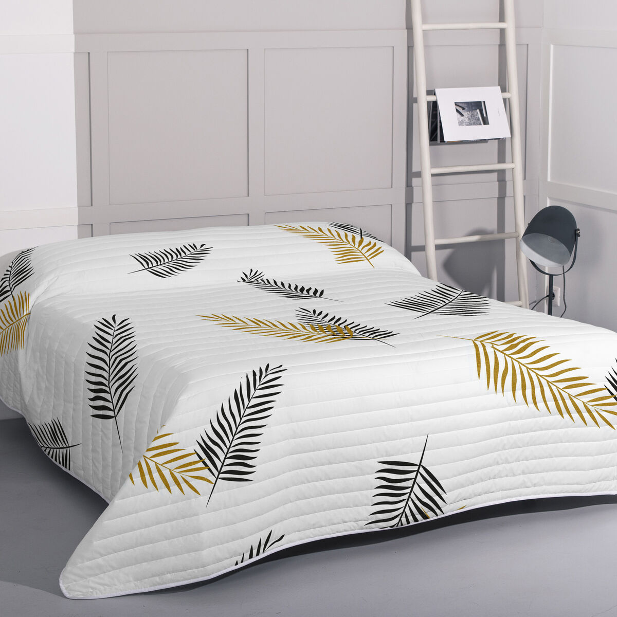 Sängöverdrag HappyFriday Blanc Foliage Multicolour 260 x 260 cm - 7