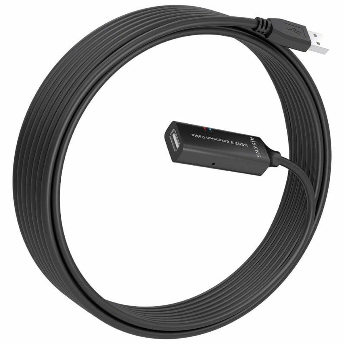 USB-kabel Aisens A101-0915 Svart 10 m - 2