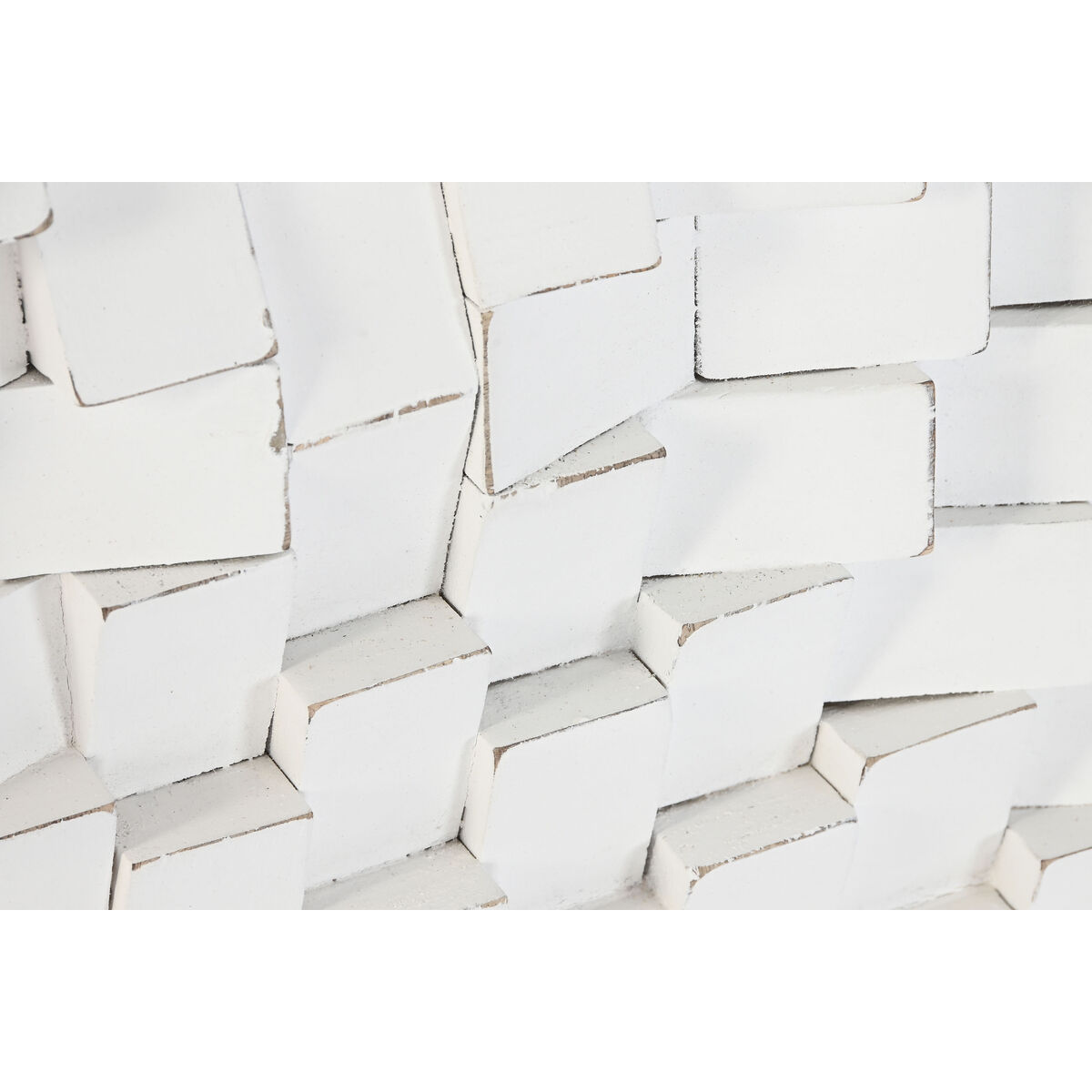 Prydnadsfigur Home ESPRIT Vit Modern 90 x 4 x 90 cm - 2