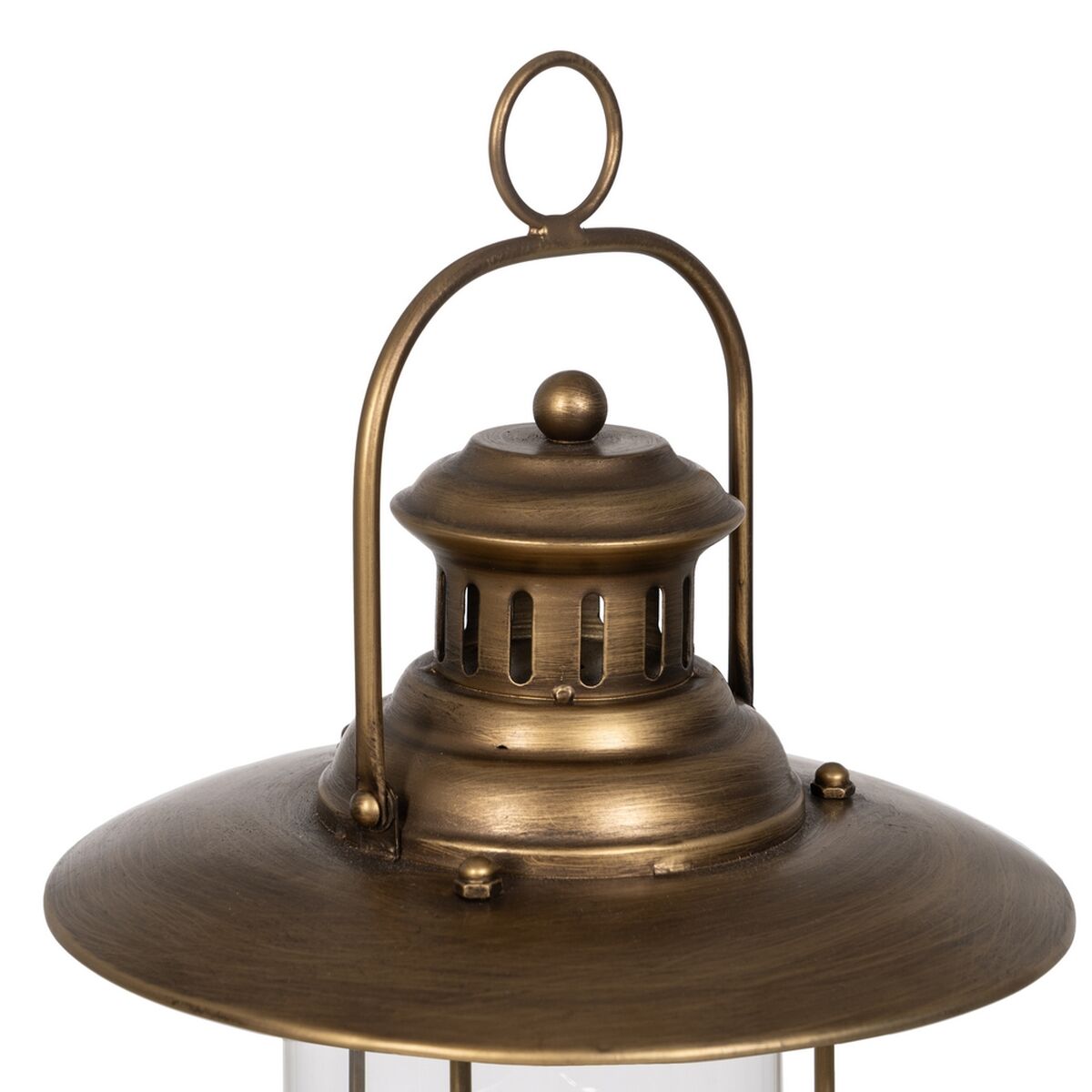 Bordslampa Gyllene Glas Järn 40 W 27 x 27 x 48 cm - 2