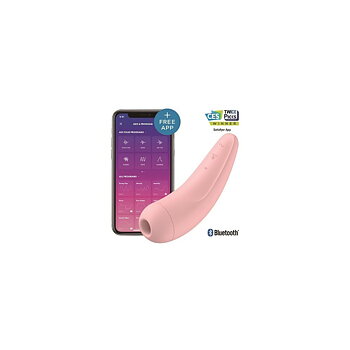 Dubbelvibrator Dual Stimulation Vibe Satisfyer Curvy 2 + Rosa