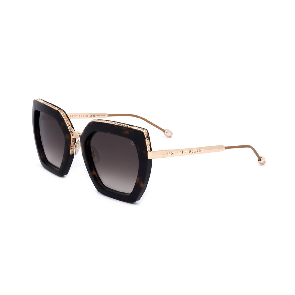 Damsolglasögon PHILIPP PLEIN SPP097S SHINY SHINY HAVANA