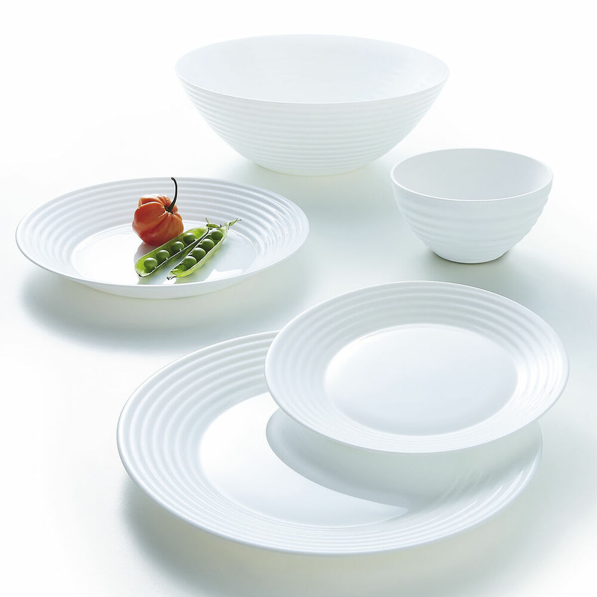 Dessert Luminarc Harena Vit Glas (Ø 19 cm) - 5