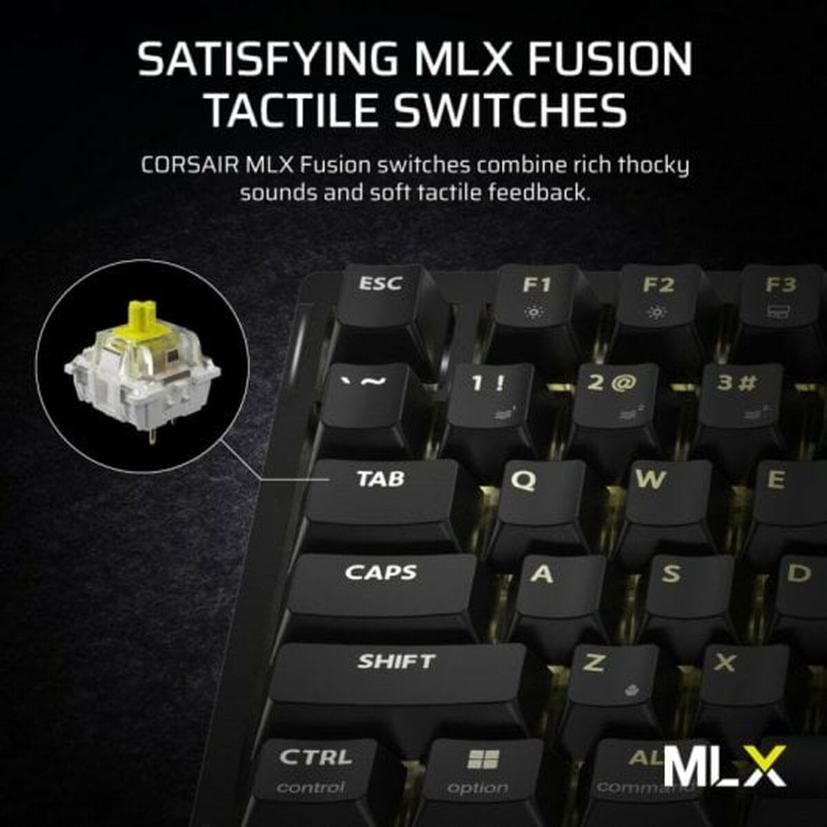 Tangentbord Corsair K65 PLUS Svart - 5