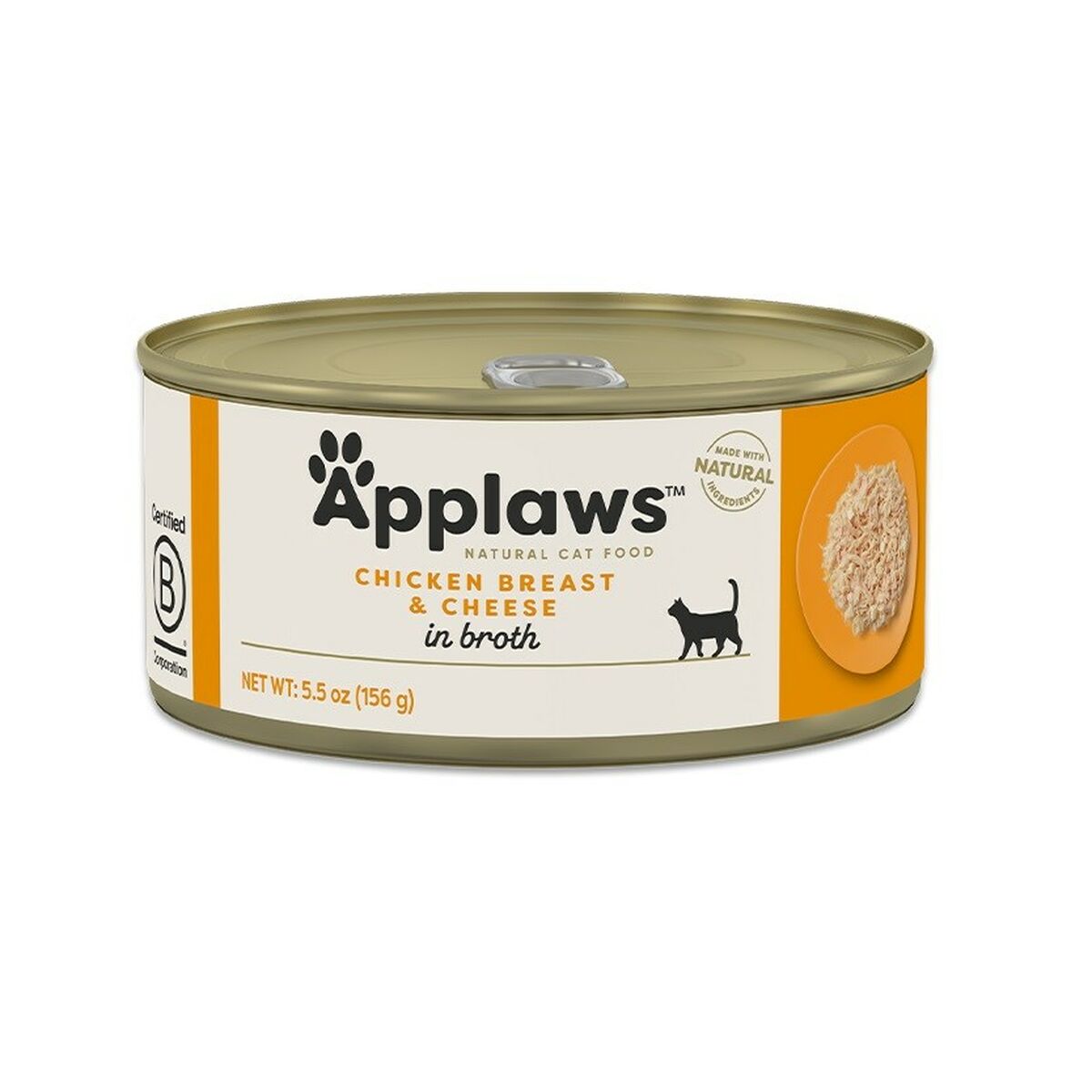 Kattmat Applaws Chicken breast and cheese in broth Kyckling Ost 156 g