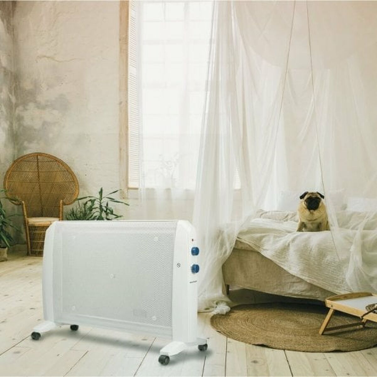 Värmeelement Digitalt Blaupunkt BP1007 Svart 2000 W - 2