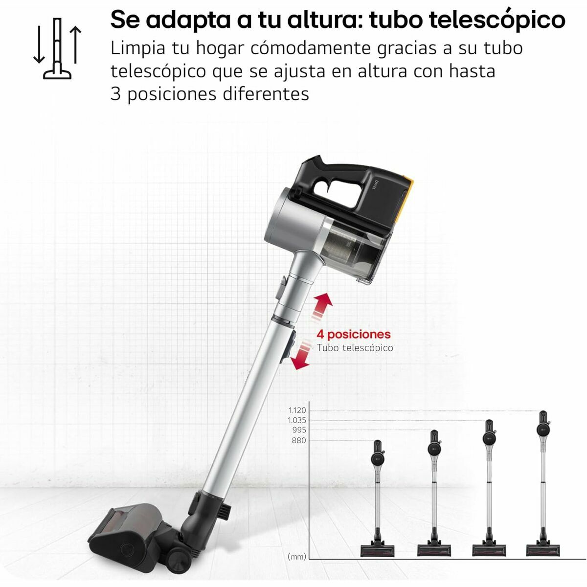 Sladdlös Cyklonborstdammsugare LG A9K-CORE3S - 2