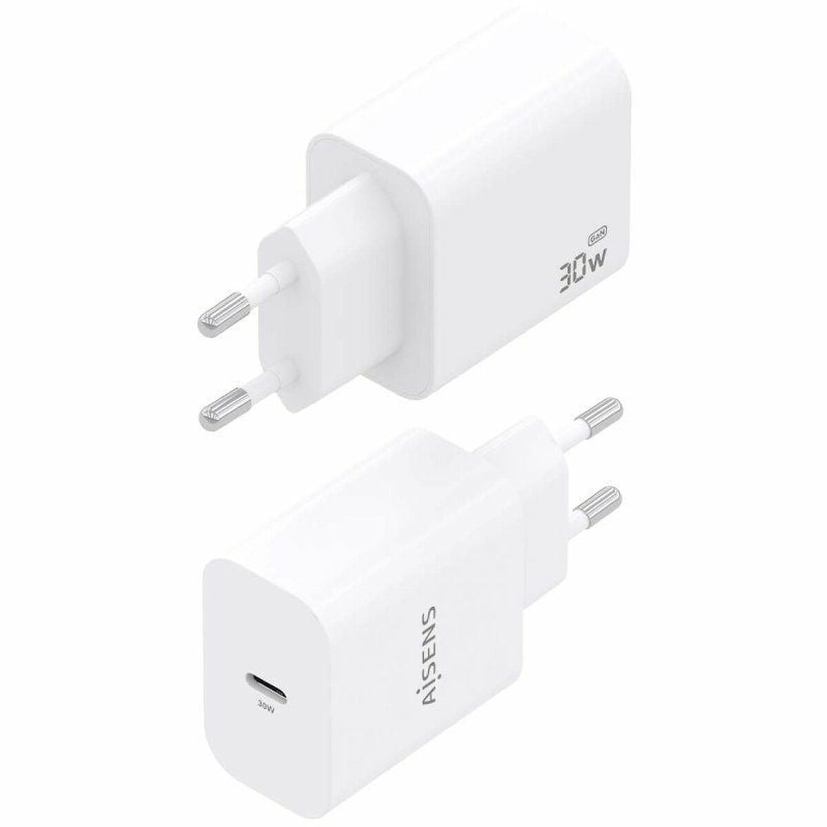 Väggladdare Aisens A110-0940 Vit 30 W - 2