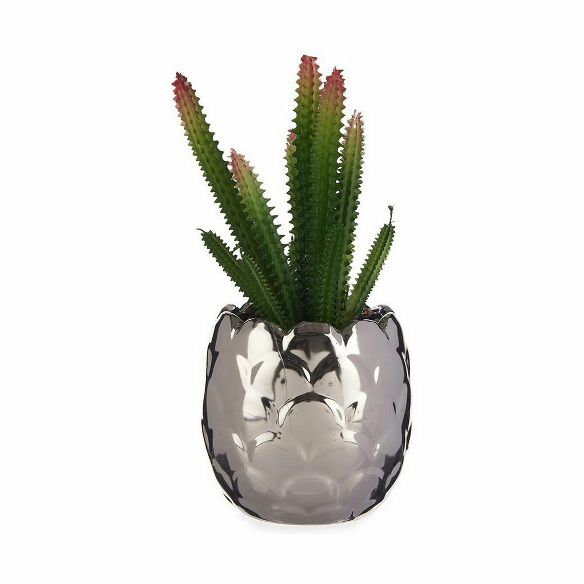 Dekorativ växt Ibergarden Keramik Plast Kaktus 10 x 20 x 10 cm (6 antal) - 2