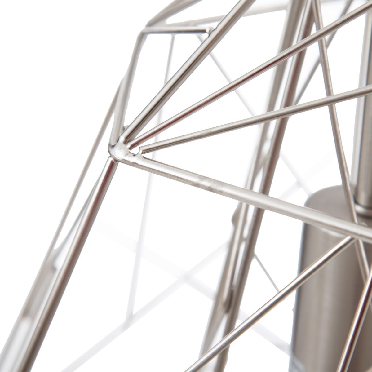 Taklampa Metall Silver 34 x 34 x 38 cm - 5