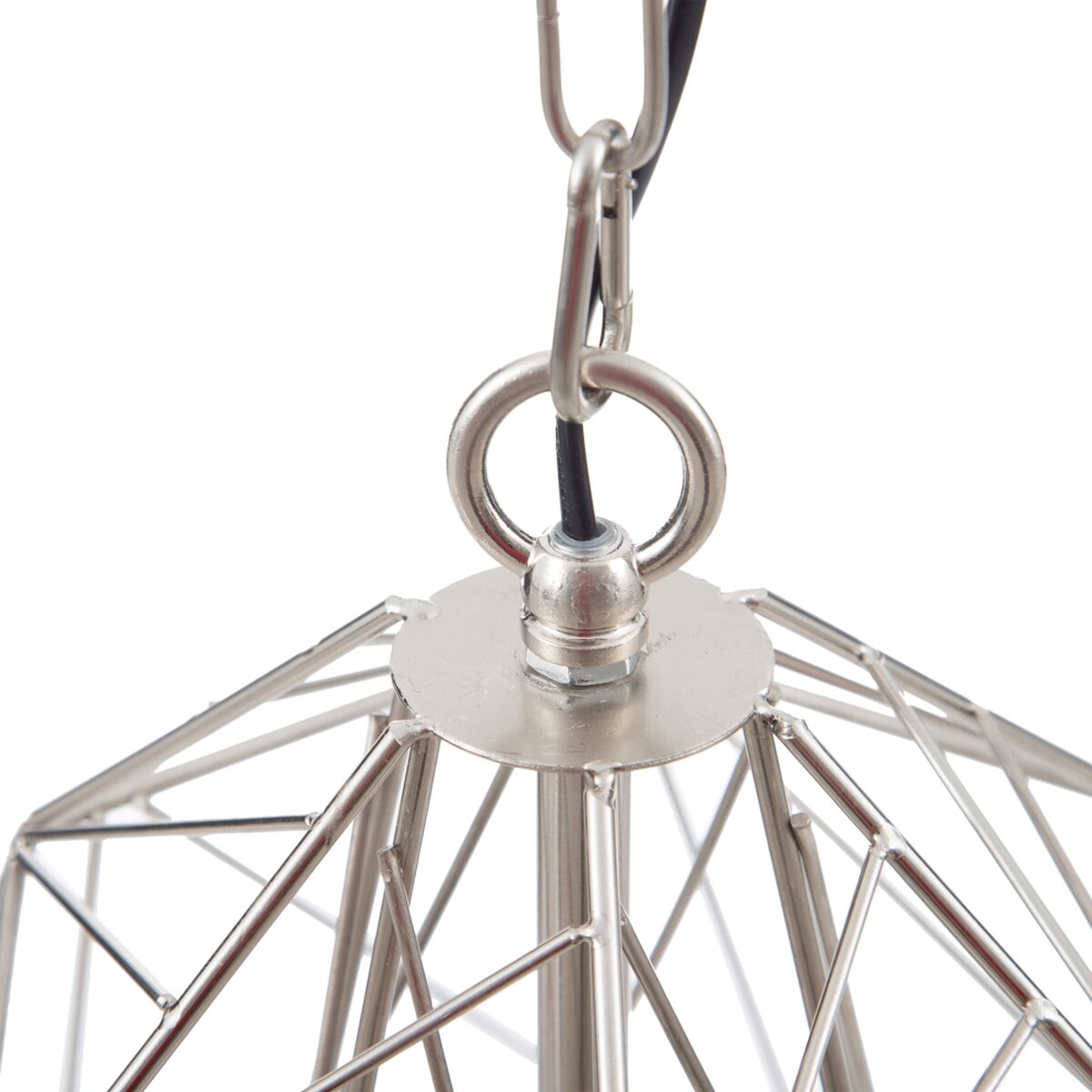 Taklampa Metall Silver 34 x 34 x 38 cm - 6
