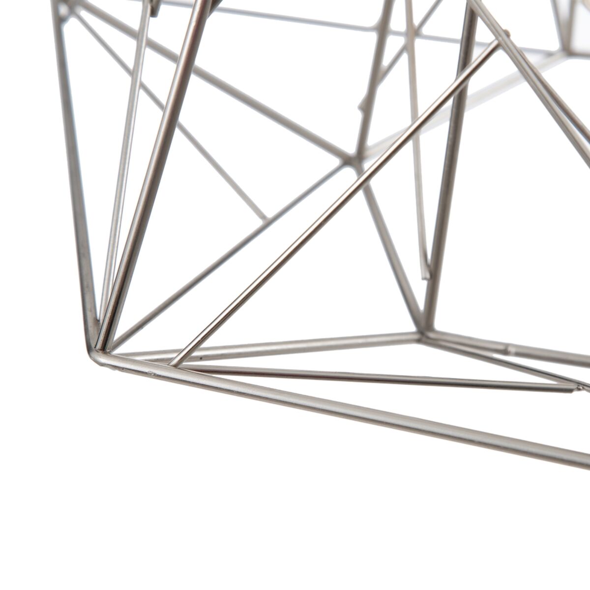 Taklampa Metall Silver 34 x 34 x 38 cm - 3