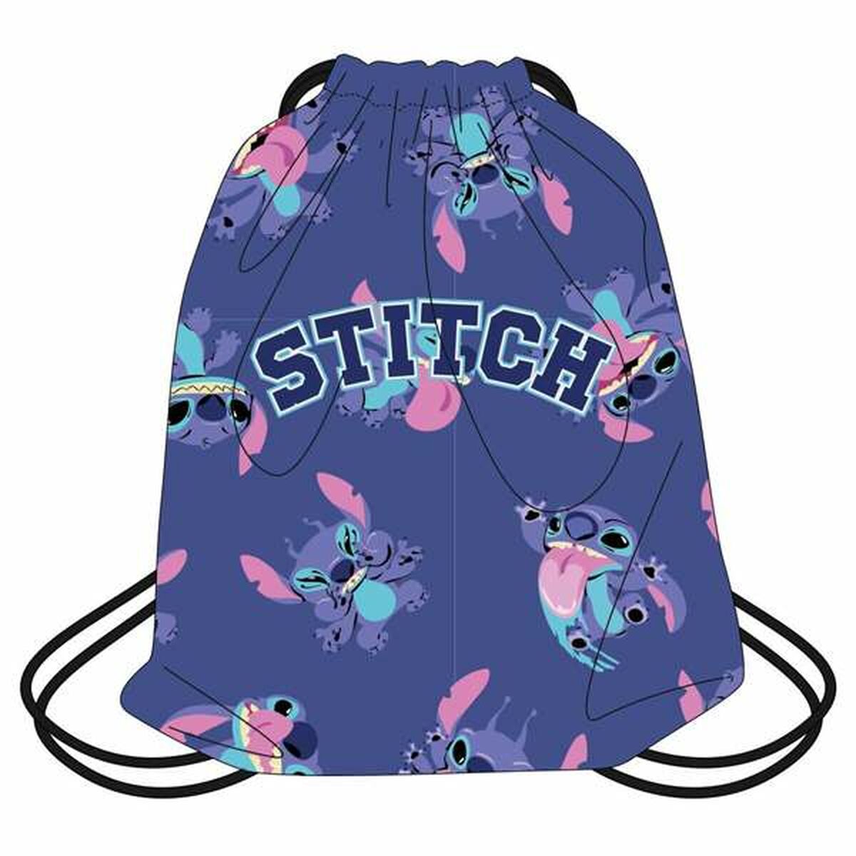 Skolryggsäck Stitch Purpur 30 x 39 cm
