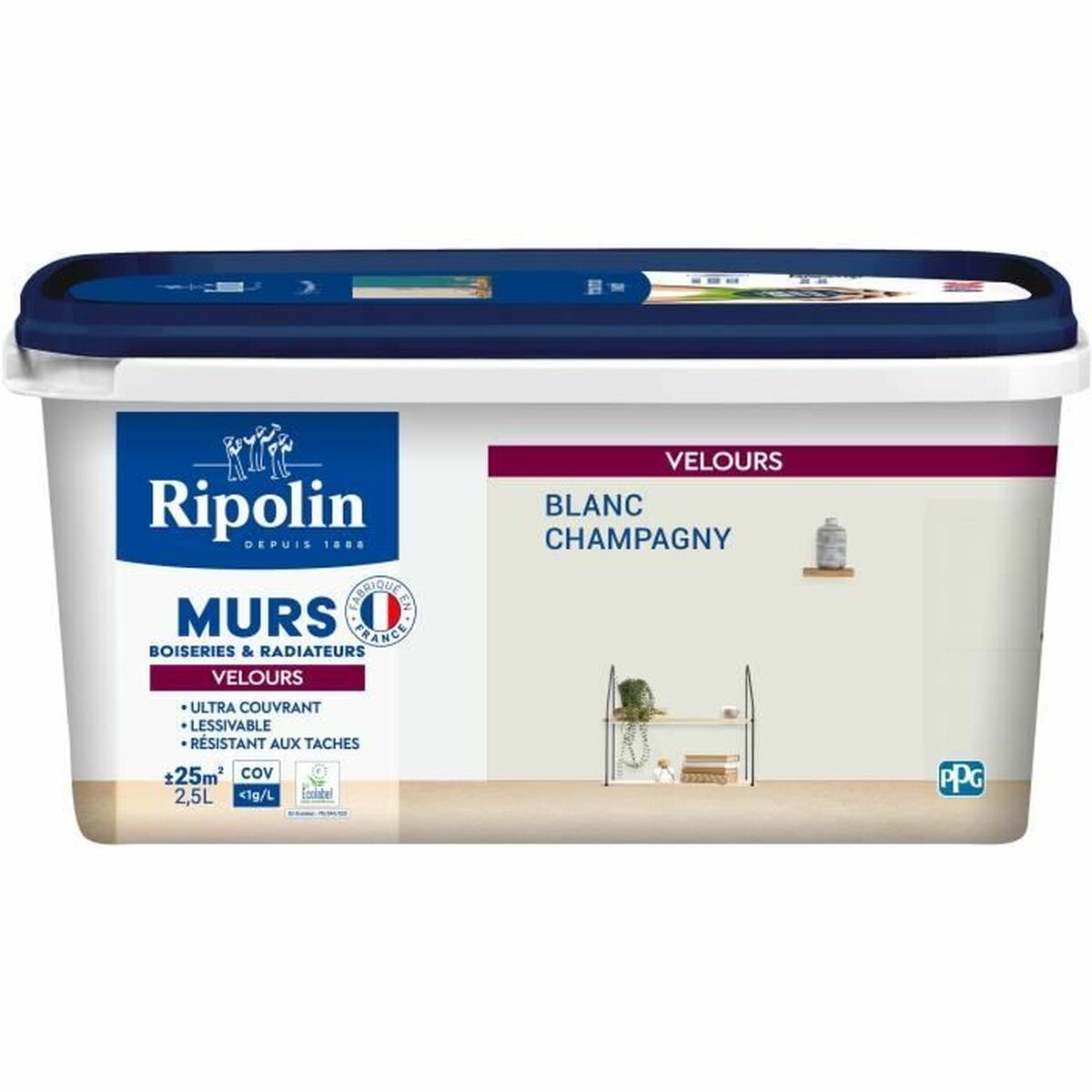 Akrylfärg Ripolin Vit Akryl 250 ml