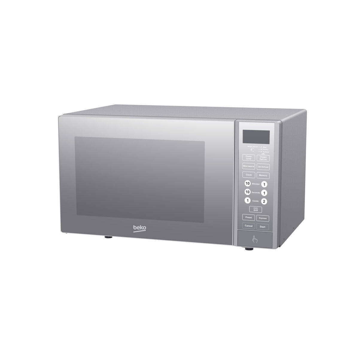 Mikrovågsugn med Grill BEKO MGF23330S   23L Silvrig 900 W 23 L