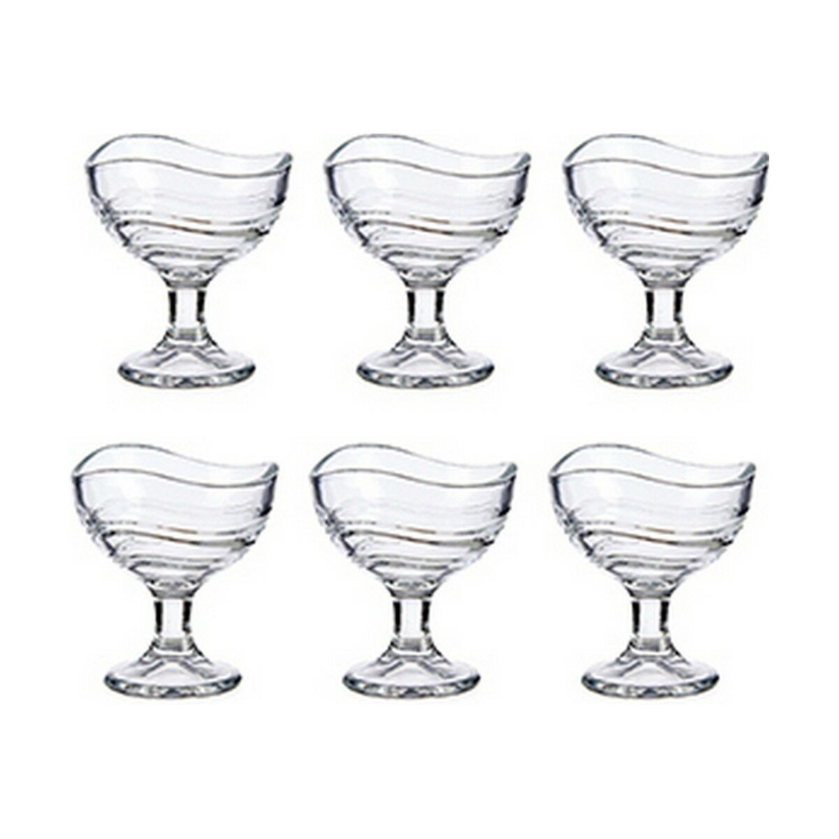 Glass- och milkshakeglas Vivalto Transparent Glas 135 ml (6 antal) - 4