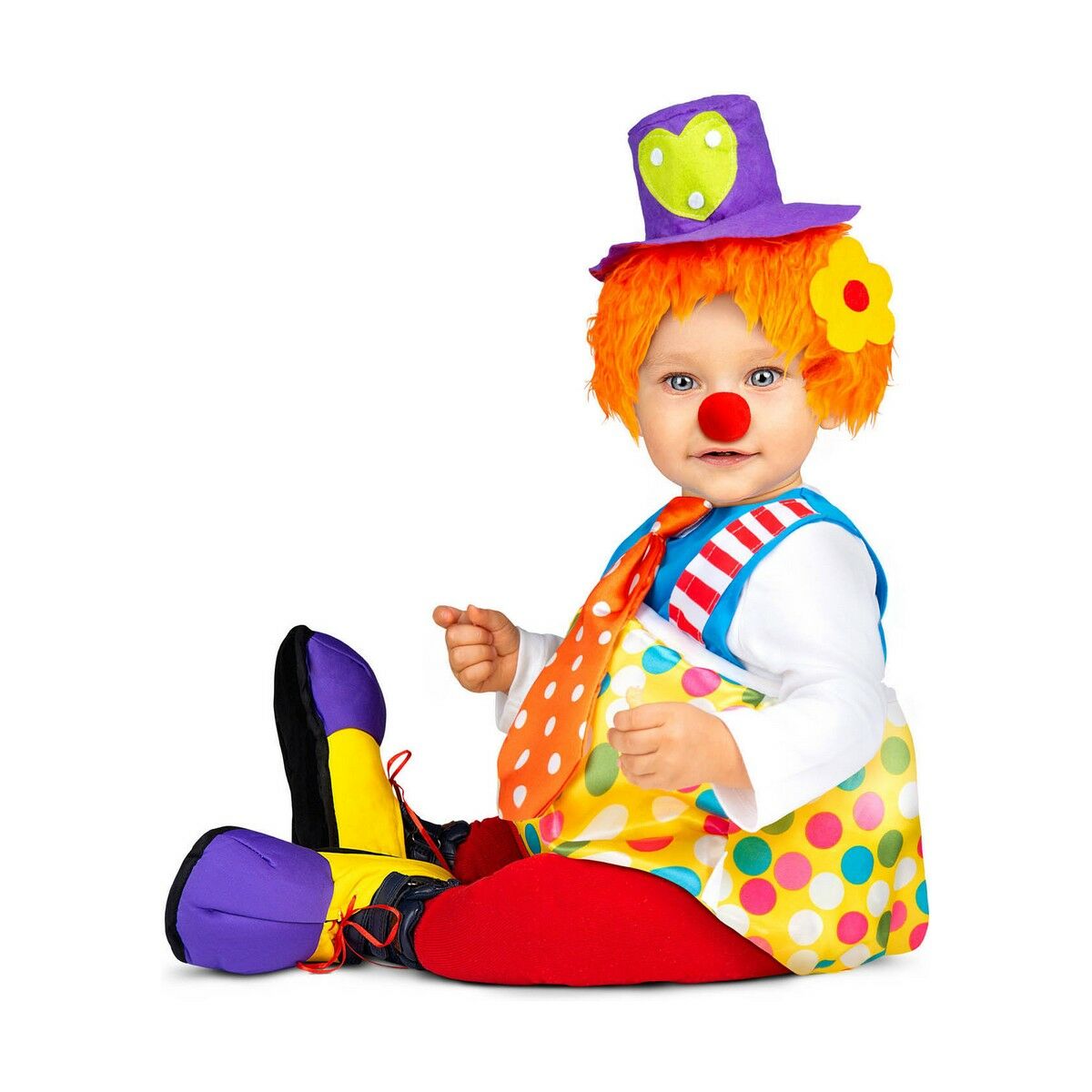 Maskeraddräkt bebis My Other Me Clown (4 Delar) - 3