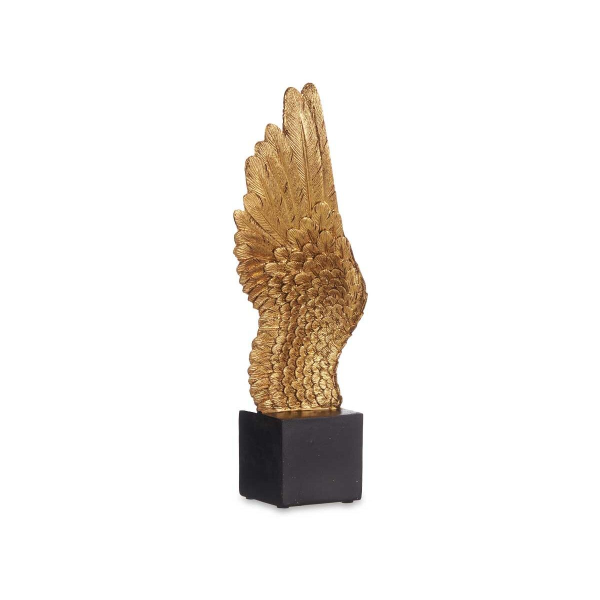 Prydnadsfigur Vingar Svart Gyllene 8 x 33,5 x 13 cm (6 antal) - 3