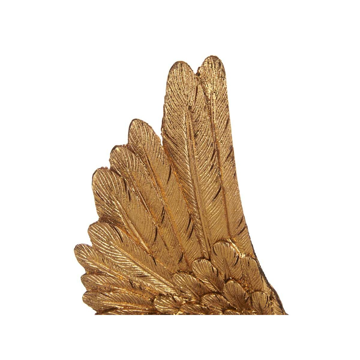 Prydnadsfigur Vingar Svart Gyllene 8 x 33,5 x 13 cm (6 antal) - 2